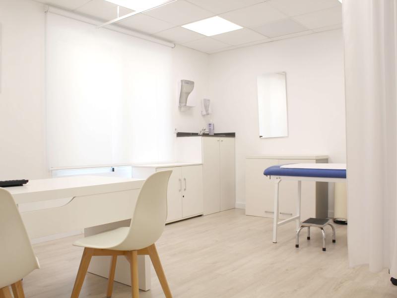 Salas de consultas del Complejo Hospitalario de la Clínica Mis Tres Torres de Barcelona. Salas de consultas del Complejo Hospitalario de la Clínica Mis Tres Torres de Barcelona